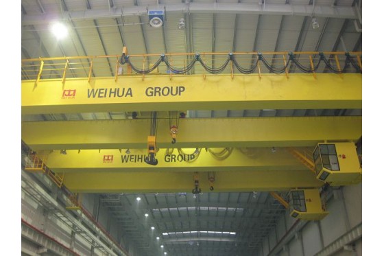 FEM European low headroom electric double beam bridge crane