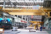 Installation of Vacuum Sucker Hanging Beam Overhead Crane Installation of Vacuum Sucker Hanging Beam Overhead Crane